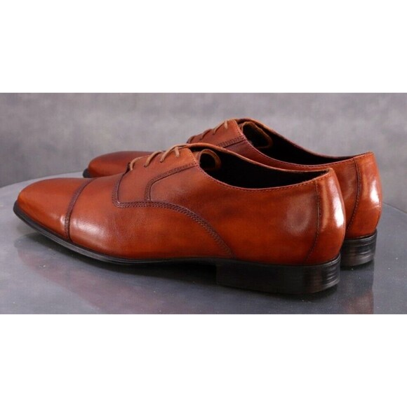 Cole Haan Nik Air Men\'s Cap Toe Dress Shoes Size 10.5 Leather Brown main image 11